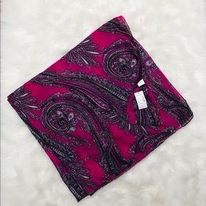 🧣 2/$12 Paisley Pink Scarf